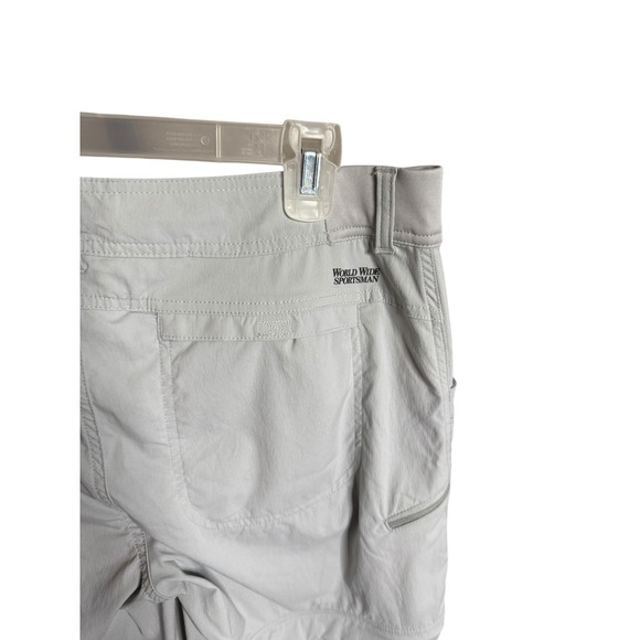 World Wide Sportsman High Rise Grey Clearwater Convertible Pants Women's 10 New - Picture 7 of 14